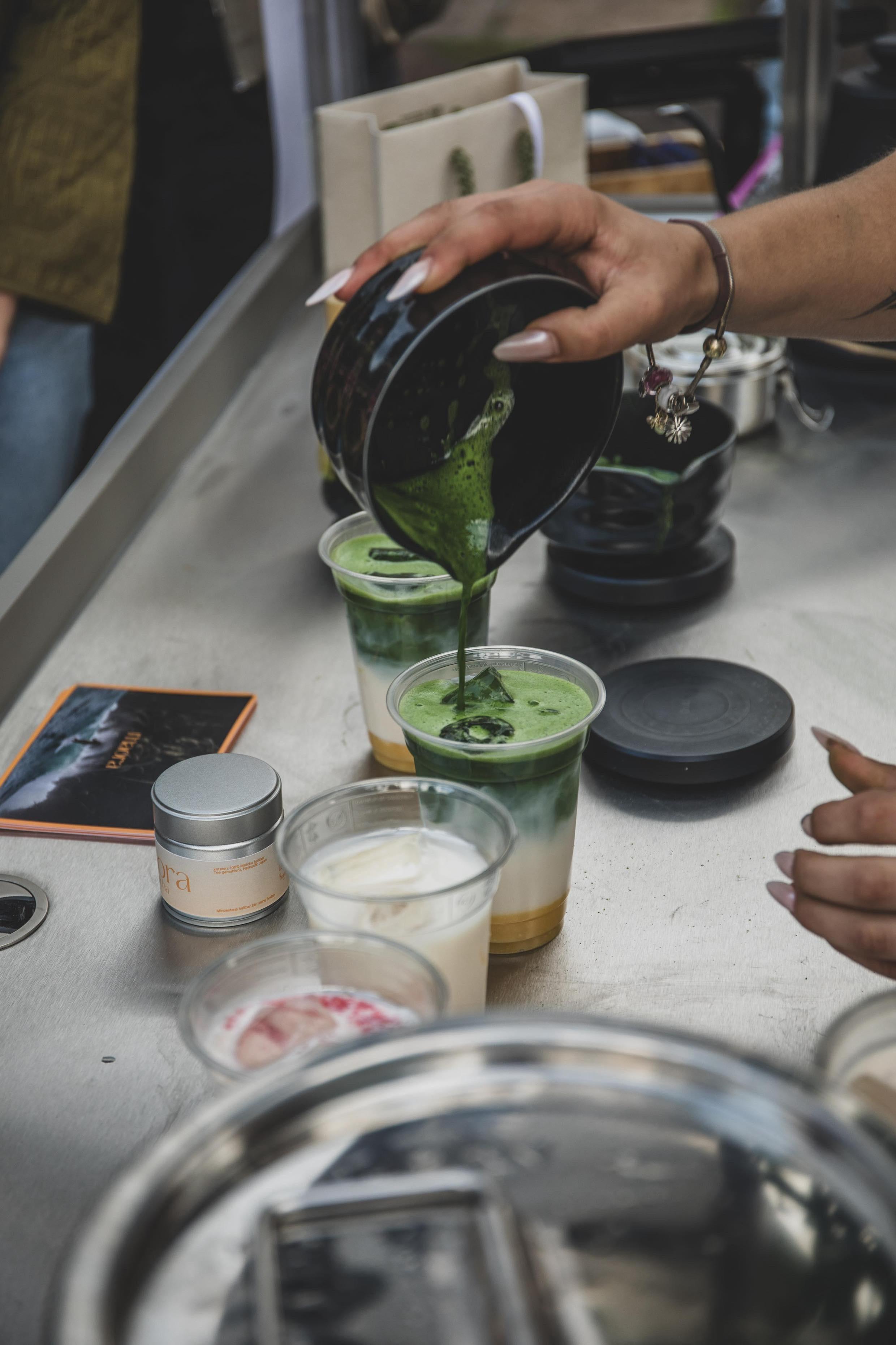 Individuelles Matcha Catering