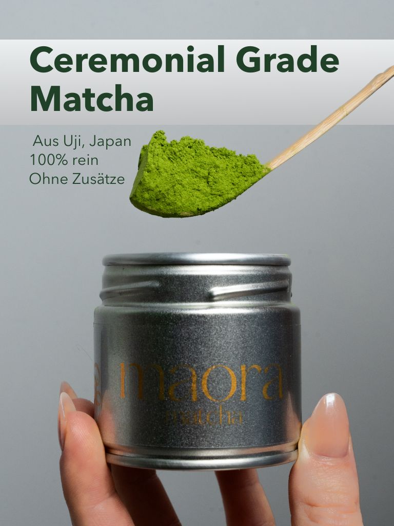Ceremonial Grade Matcha Pulver aus Japan - 30g - Maora